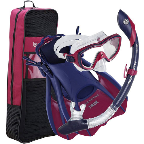 US Divers Diva 2 Mask/Island Dry LX/Snorkeling Package